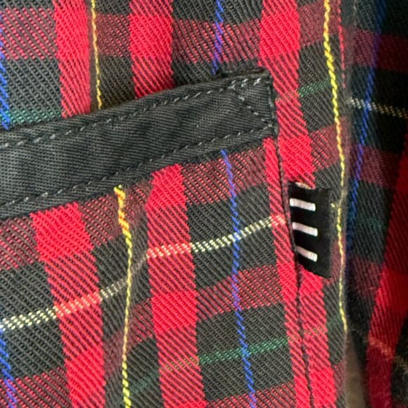 Vintage Esprit Plaid Jacket Medium Red Tartan 80s 90s Retro Cottagecore Plaid - Picture 6 of 12